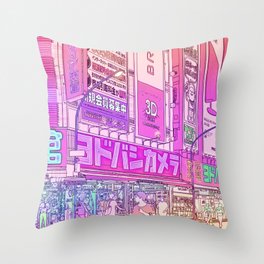 Akihabara Throw Pillow