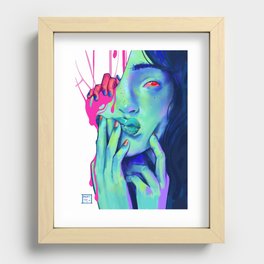 Creeping In Recessed Framed Print