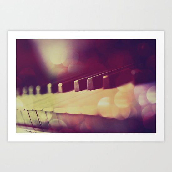 Piano Art Print