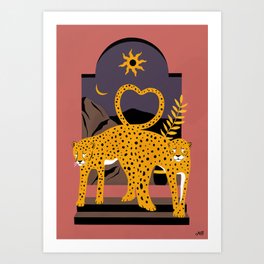 I Would Never Cheetah On You ll Art Print