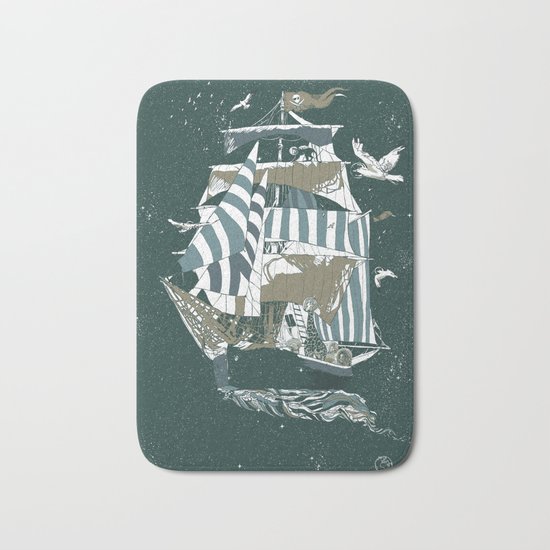 Sail to The Moon Bath Mat