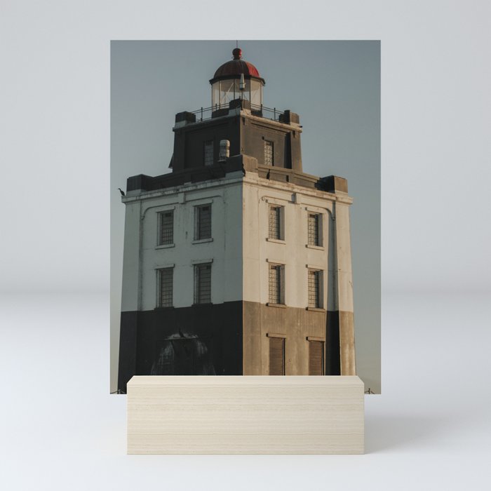 Poe Reef Lighthouse Mini Art Print