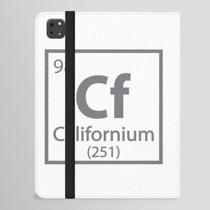 Californium- California Science Periodic Table iPad Folio Case