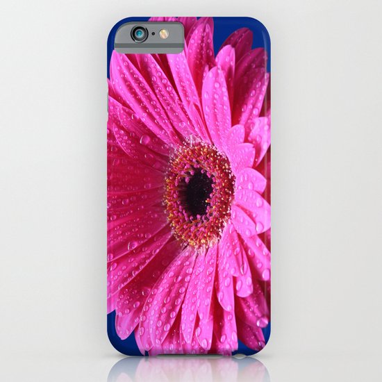 Pink Gerbera Abstract iPhone & iPod Case