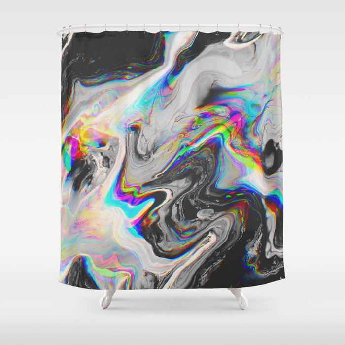 CONFUSION IN HER EYES THAT SAYS IT ALL Shower Curtain