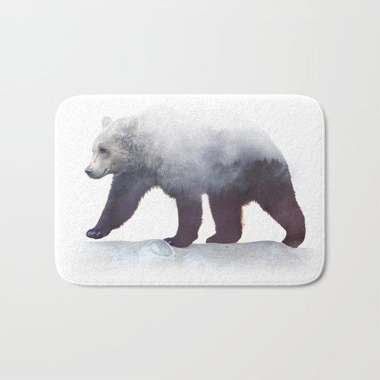 Wild Bear Bath Mat