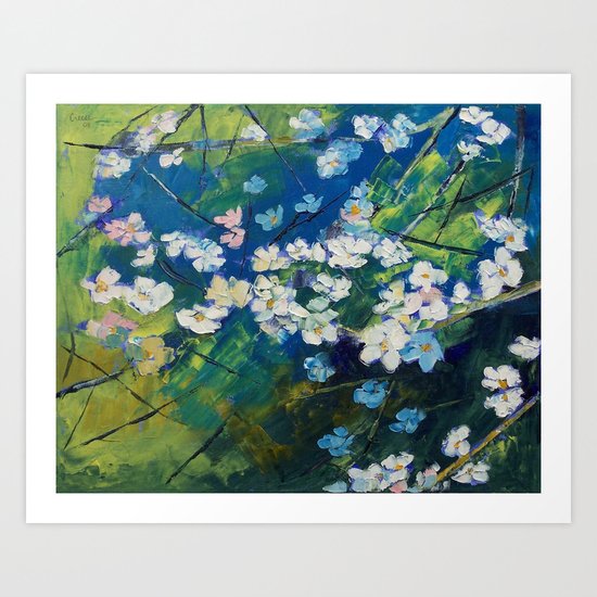 Cherry Blossoms Art Print