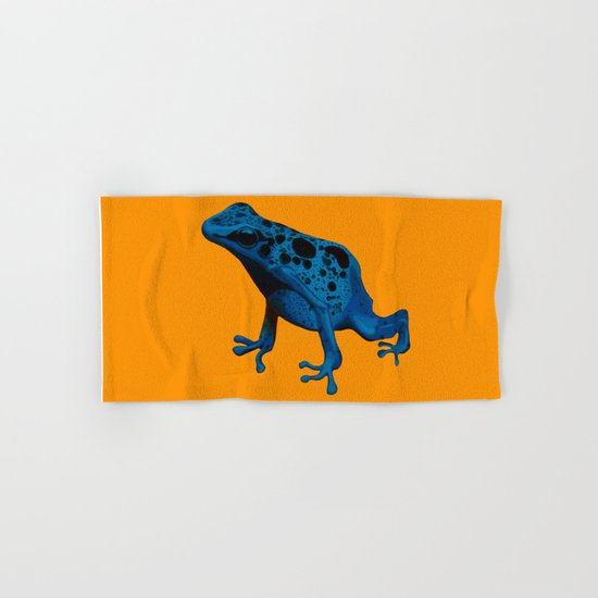 Blue Frog Hand & Bath Towel