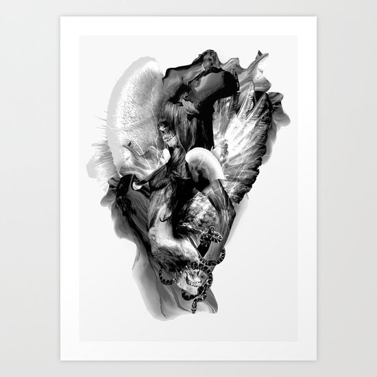 QUEEN OF SKULLS Art Print