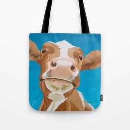 Enid the Contented Cow Tote Bag