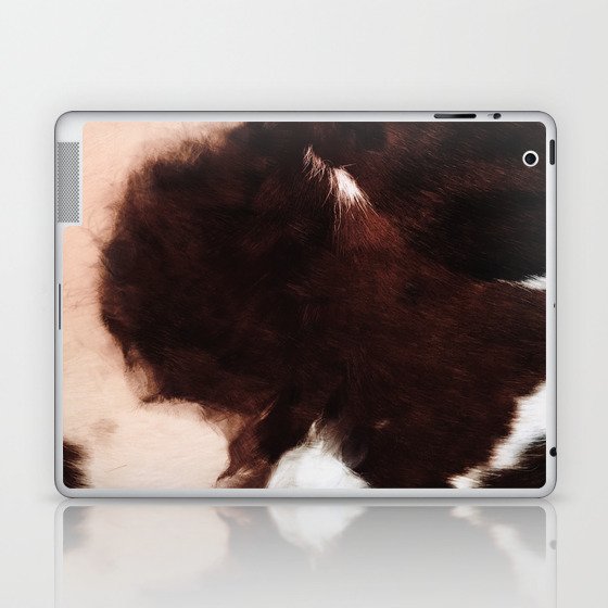 Dark Cowhide Fur (digitally created) Laptop & iPad Skin
