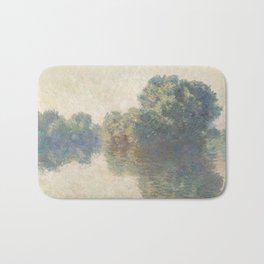 The Seine at Giverny Bath Mat | Art, Artwork, Painting, Canvas, Sketch, Claude, River, Nature, Classical, Landscape 