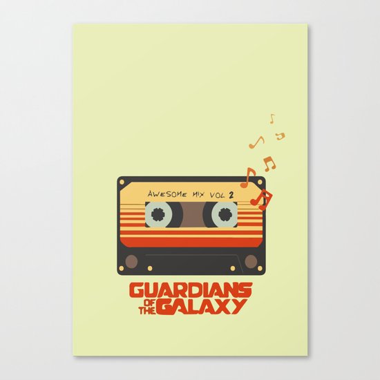 Music, Guardians of the Galaxy, Movie Canvas Print