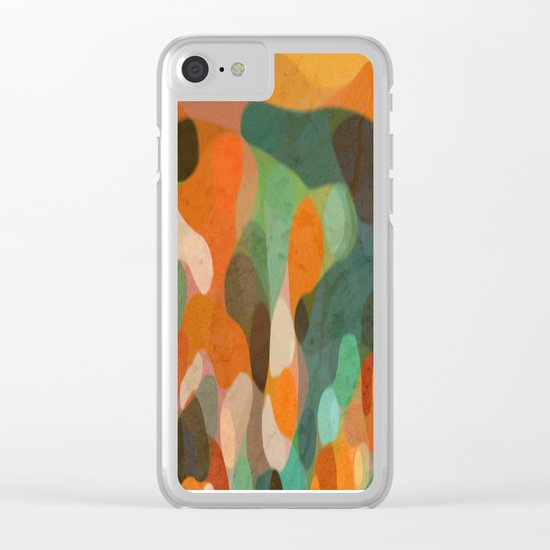 Tropical Meeting Clear iPhone Case