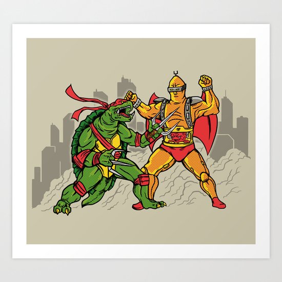 Teenage Mutant Gamera Ninja Art Print