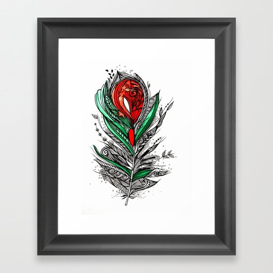 Flower Lover Framed Art Print