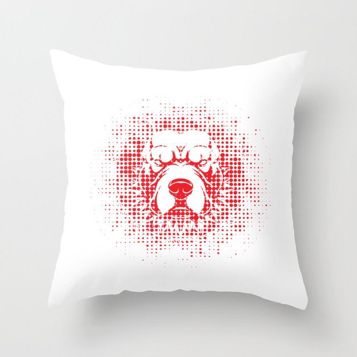 Cary Havoc let slep the dogs of war Throw Pillow