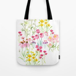 field flower bouquet Tote Bag