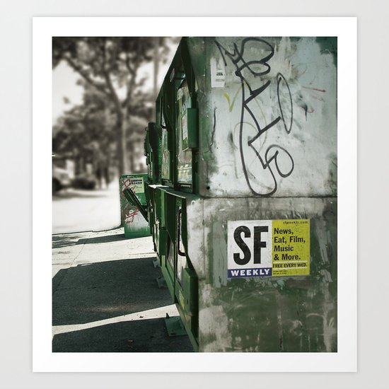 San Francisco Weekly Art Print
