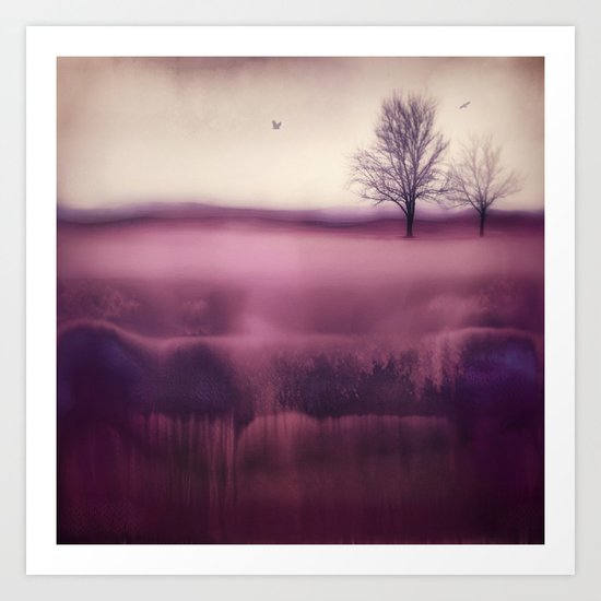 Winter Plum Art Print