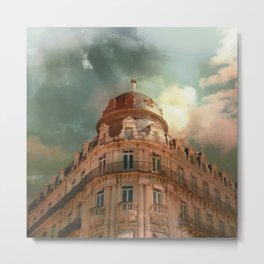 Montpellier  - France Building and sky Metal Print | Street, Sky, Beuatifulbuilding, Architecture, Typicalbuilding, Southfrance, Photo, Urbanstyle, Vintageoldbuilding, Montpellier 
