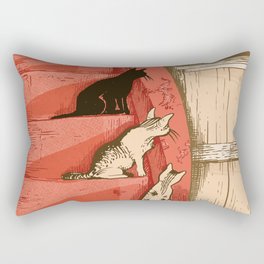 Between alleys Rectangular Pillow