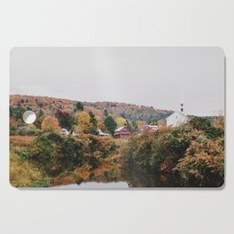 Country scene in Stowe Vermont - 35mm film Cutting Board