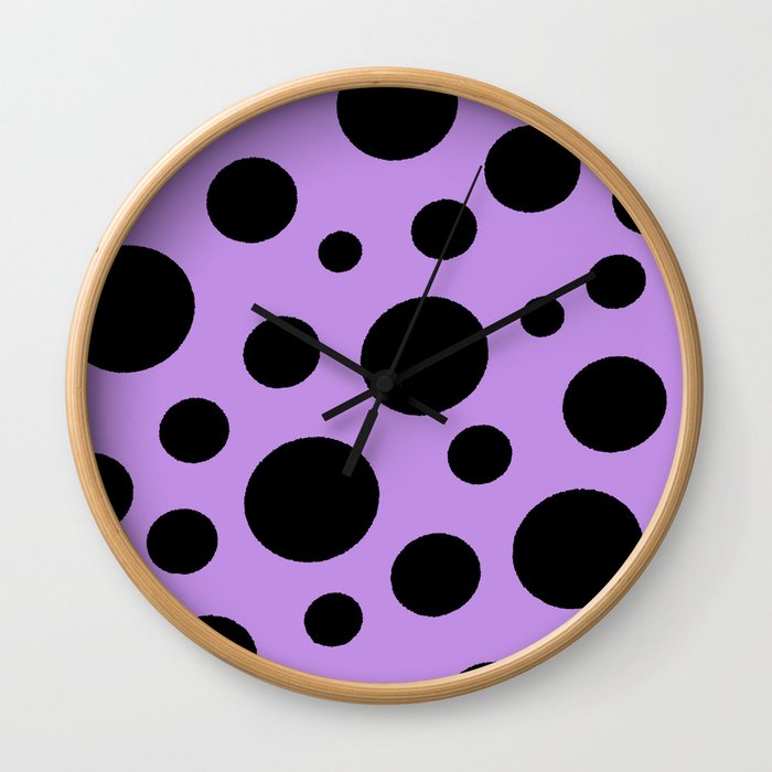 Lavender Wall Clock