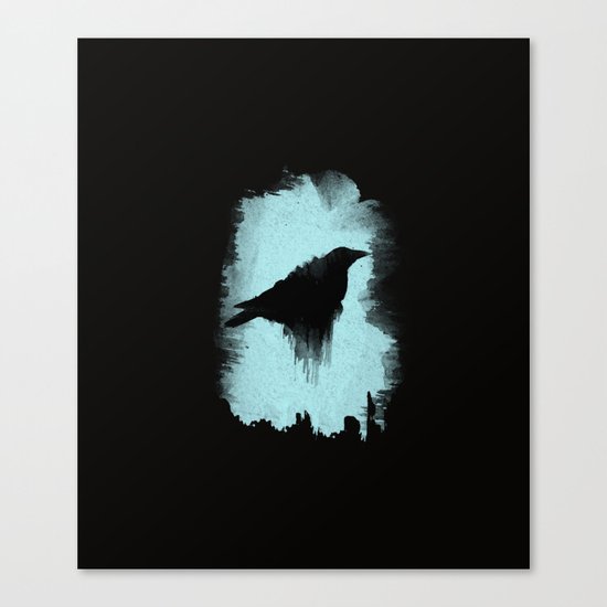Raven Canvas Print