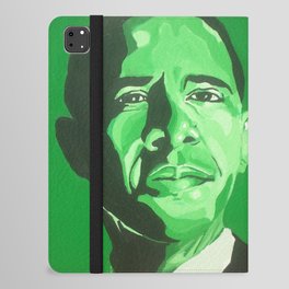 Green Obama Print iPad Folio Case