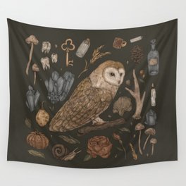 Harvest Owl Wall Tapestry