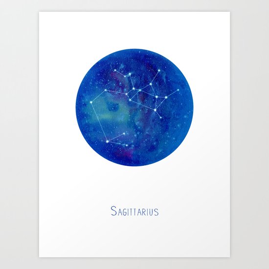 Constellation Sagittarius Art Print