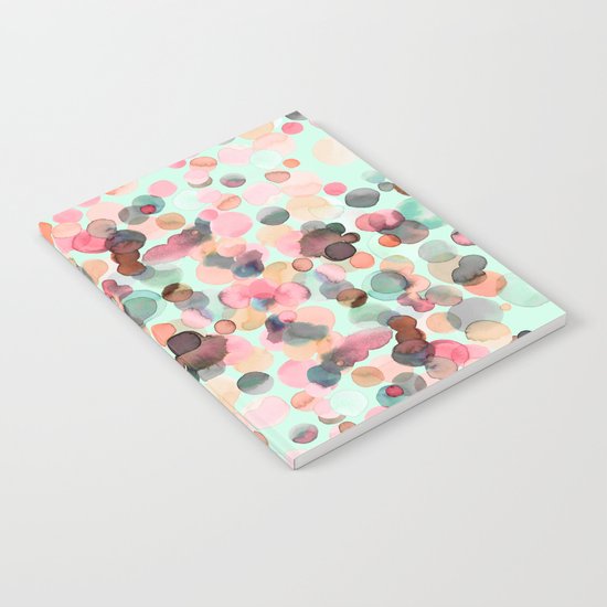 Pastel color drops Notebook