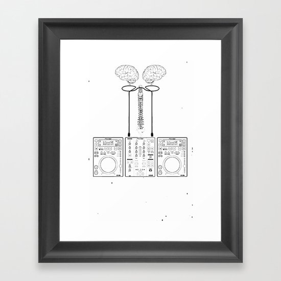 The Pioneer (CDJ Quick Connect Manual) Framed Art Print