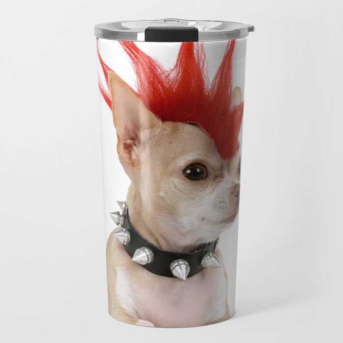 Punk Chihuahua Travel Mug