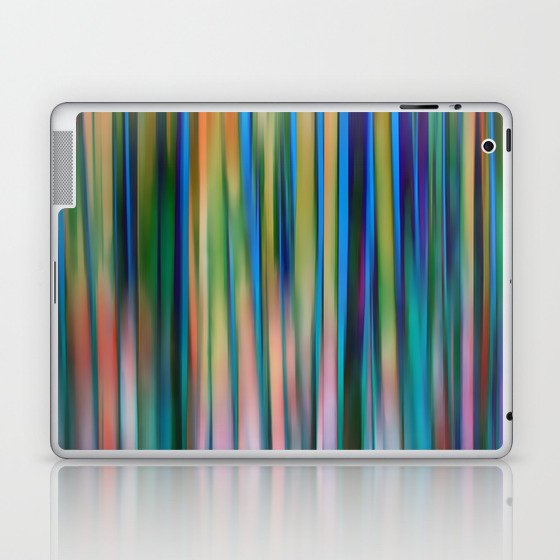 Colored Bamboo Abstract Laptop & iPad Skin