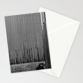 Vertical textures Stationery Cards