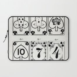 Playing cards old patent Laptop Sleeve