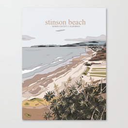 Stinson Beach Canvas Print