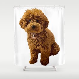 Poodle Shower Curtains Society6