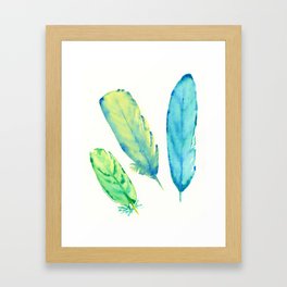 Feathers Framed Art Print
