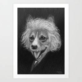 Albert Canine Art Print