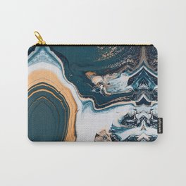 Gold and Blue Carry-All Pouch