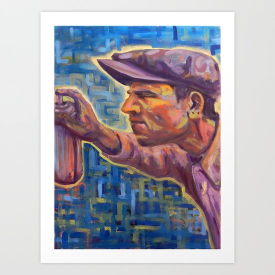 Blue Serenity 2nd half Art Print