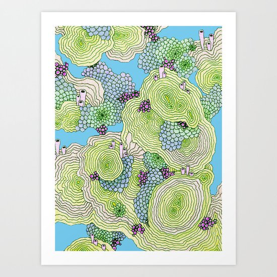 Reef #3.5 Art Print