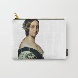 Queen Vicky Carry-All Pouch | Pattern, Victoria, Queen, Industrial, Pop Art, Crown, Digital, 1800S, Graphicdesign, Royalty 