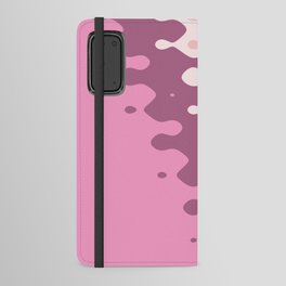 Shades of pink curves Android Wallet Case