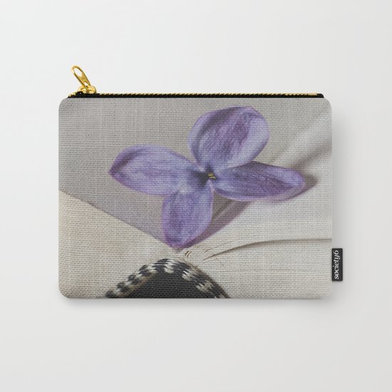 Lilac Bookmark Carry-All Pouch