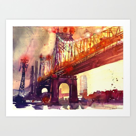 Queensboro Bridge Art Print