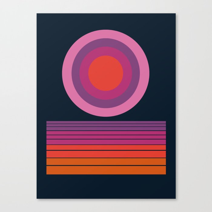 Dope Sunset Vibes Socal 70s Inspired Retro Vintage Abstract